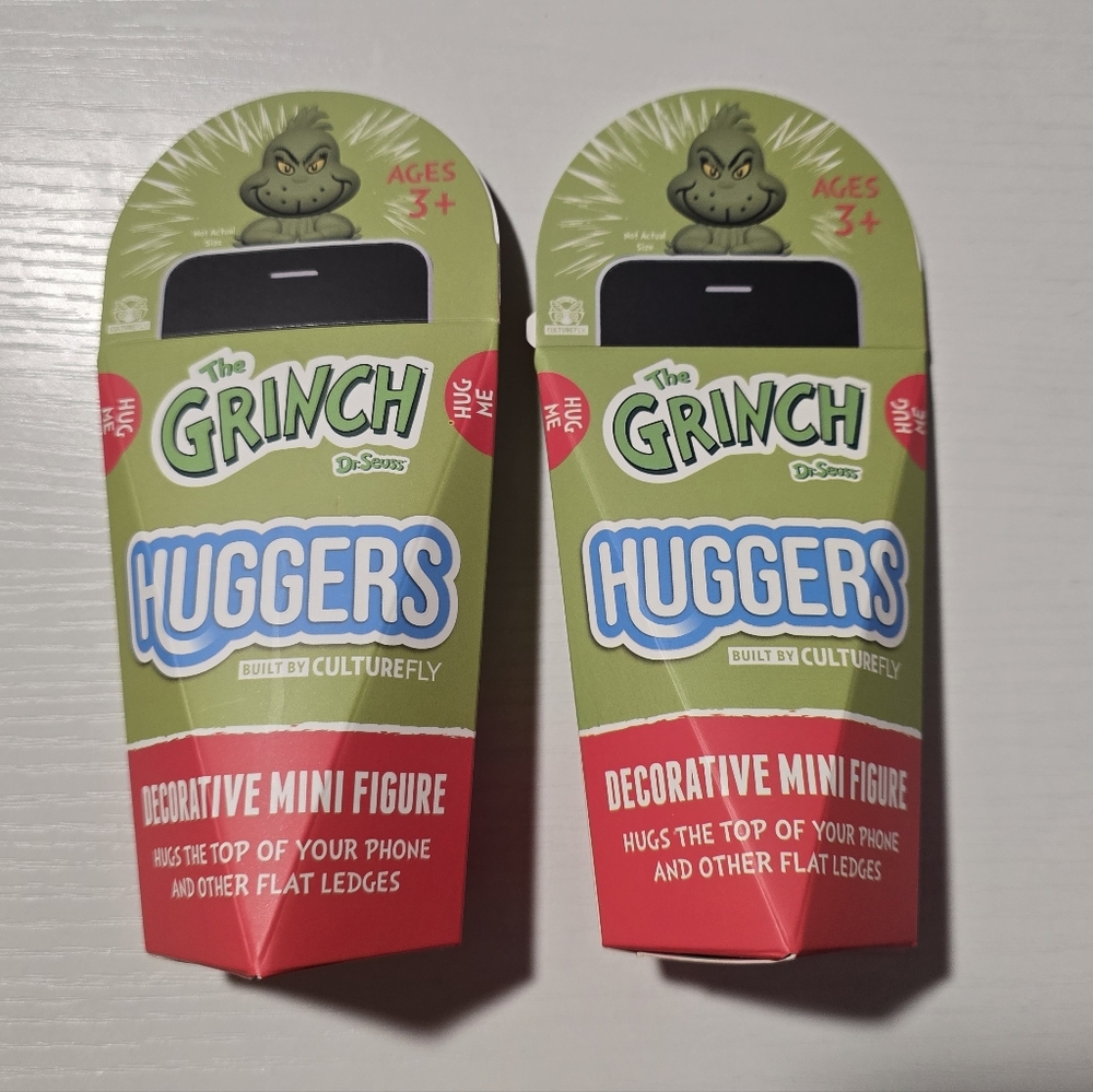 Dr. Seuss The Grinch Huggers Mini Figure Blind Box Set Of 2 NEW SEALED